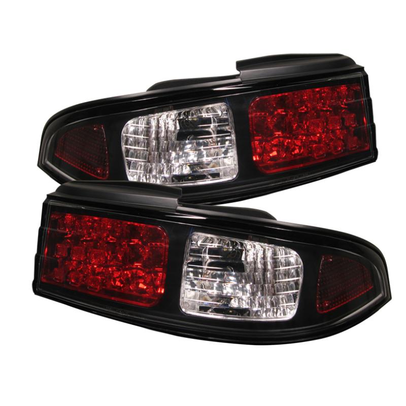 Spyder Nissan 240SX 95-98 LED Tail Lights Black ALT-YD-N240SX95-LED-BK 5006622 Main Image