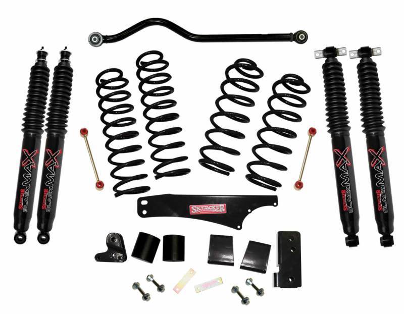 Skyjacker 2007-2017 Jeep Wrangler (JK) Suspension Lift Kit w/ Shock JK350BPBSR Main Image