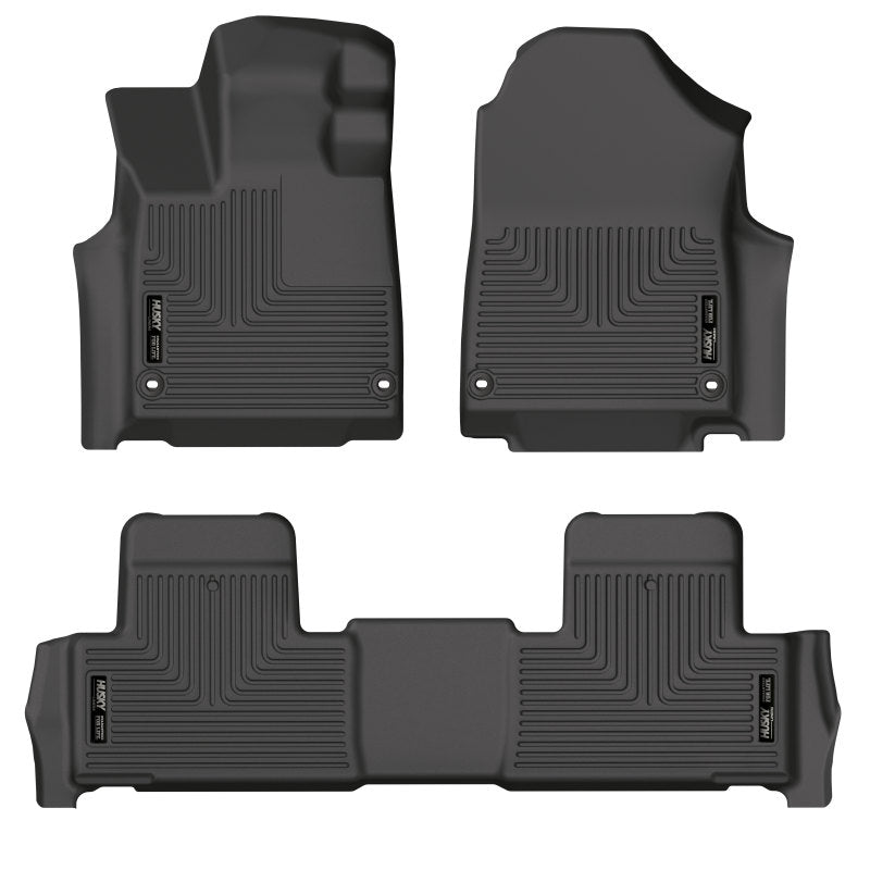 Husky Liners 2022 Acura MDX Weatherbeater Black Front & 2nd Seat Floor Liners 95181