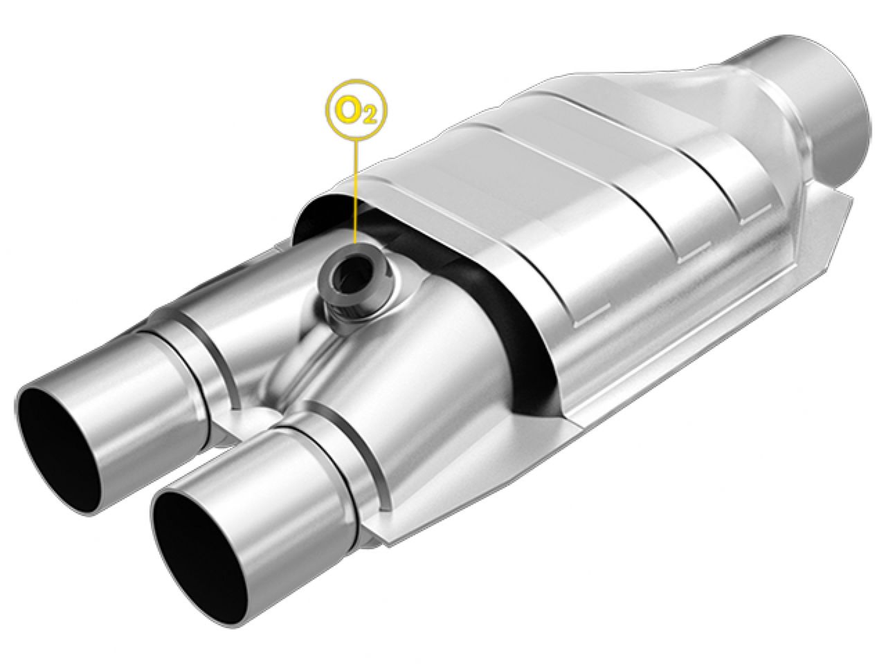 MagnaFlow Standard Grade Federal / EPA Compliant Universal Catalytic Converter