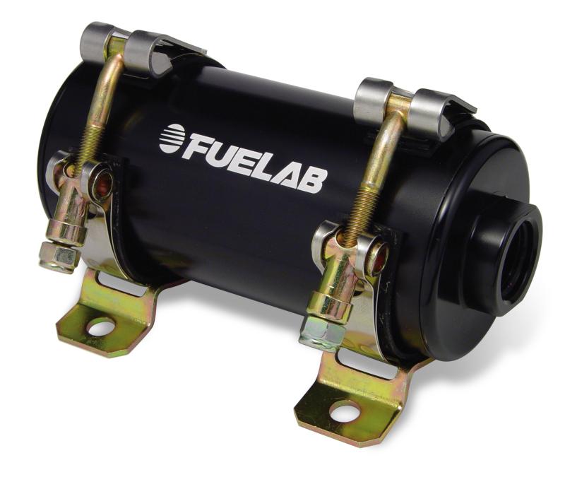 Fuelab Prodigy High Flow Carb In-Line Fuel Pump w/External Bypass - 1800 HP - Black 41404-1 Main Image