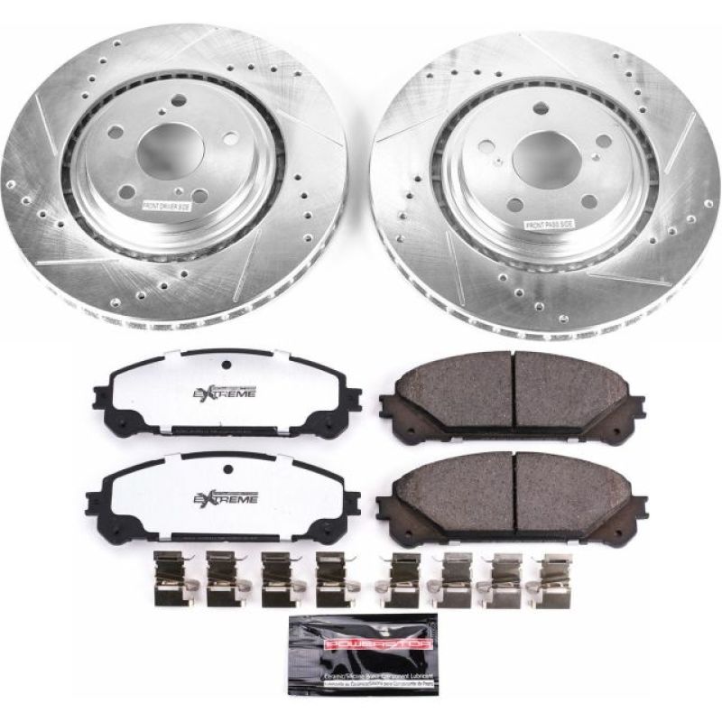 PowerStop PSB Z36 Truck & Tow Kit Brakes, Rotors & Pads Brake Kits - Performance D&S main image