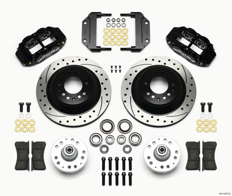 Wilwood Narrow Superlite 6R Front Hub & 1PC Rtr Kit 12.88in Dril Magnum Force Drop Spindle 140-12272-D Main Image