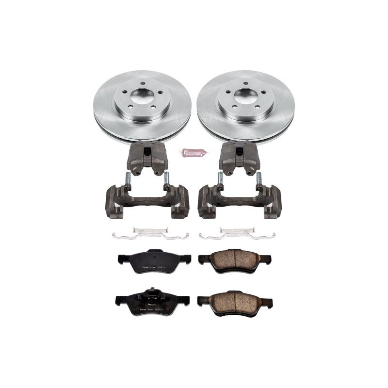 PowerStop PSB Autospecialty Kit w/Cals Brakes, Rotors & Pads Brake Kits - OE main image