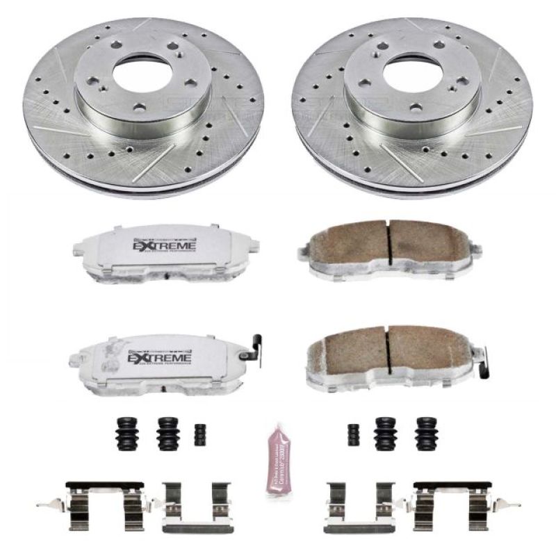 PowerStop PSB Z26 Street Warrior Kit Brakes, Rotors & Pads Brake Kits - Performance D&S main image