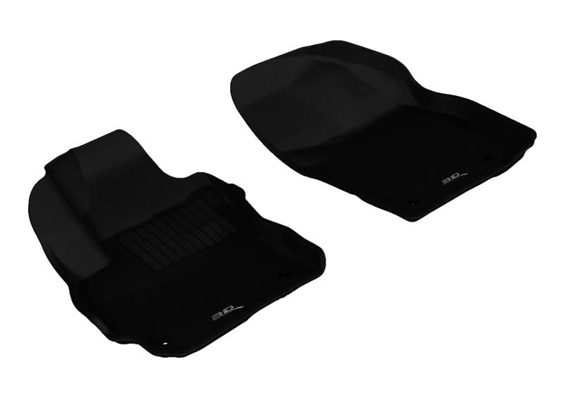 3D MAXpider 2012-2015 Mazda Mazda5 Kagu 1st Row Floormat - Black L1MZ03911509 Main Image