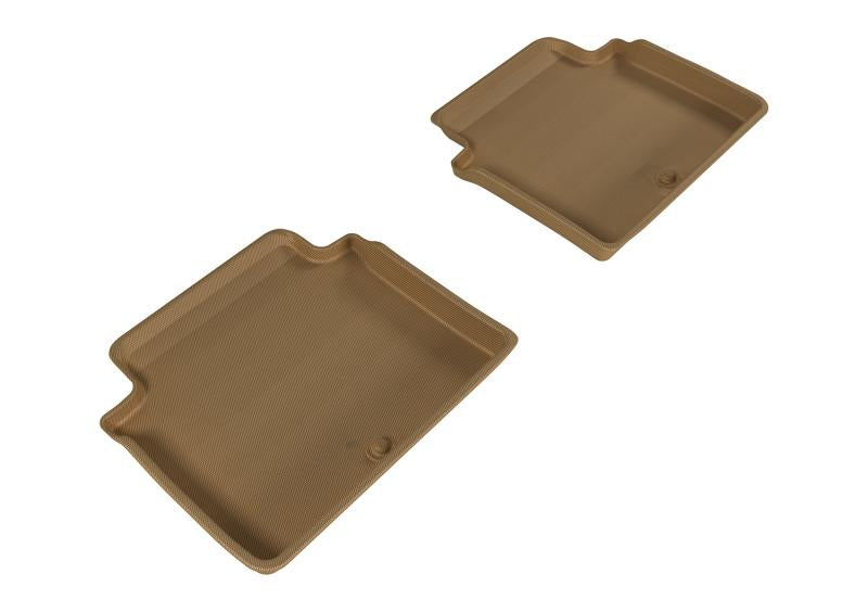 3D MAXpider 2015-2020 Genesis/Hyundai G80/Genesis Sedan Kagu 2nd Row Floormats - Tan L1HY05021502 Main Image