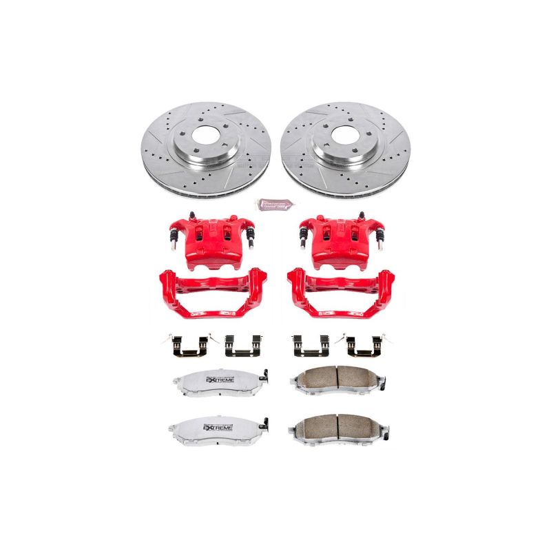 PowerStop PSB Z26 Street Kit w/Cals Brakes, Rotors & Pads Brake Kits - Performance D&S main image