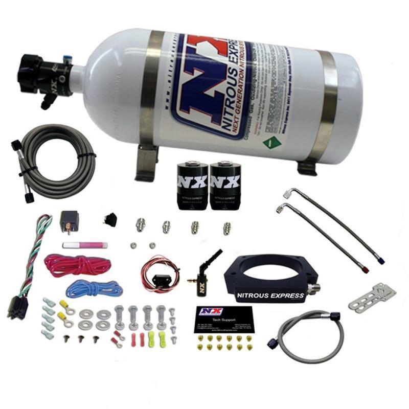 Nitrous Express 2014+ GM 6.2L Truck Nitrous Plate Kit (35-300HP) w/10lb Bottle 20937-10 Main Image