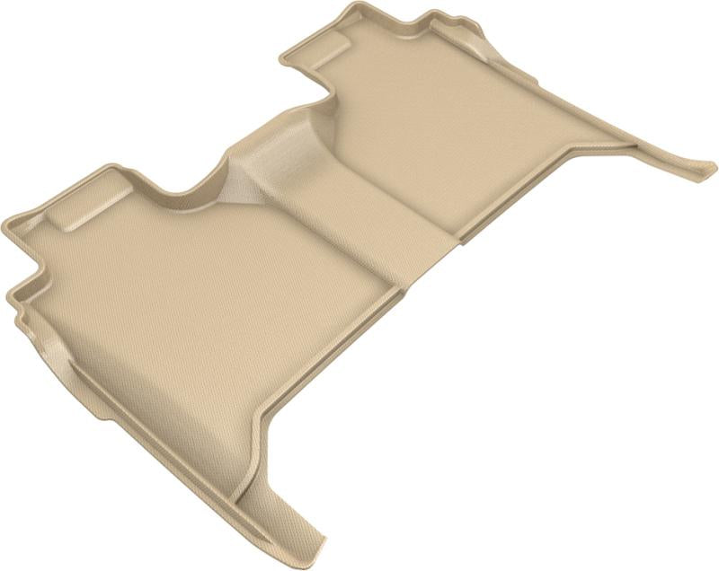 3D MAXpider 2019-2020 GMC/Chevrolet Sierra 1500/Silverado 1500 Kagu 2nd Row Floormats - Tan L1GM02421502 Main Image