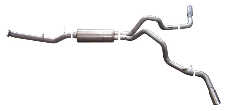 Gibson 07-10 Chevrolet Silverado 2500 HD LT 6.0L 3in Cat-Back Dual Extreme Exhaust - Aluminized 5632 Main Image