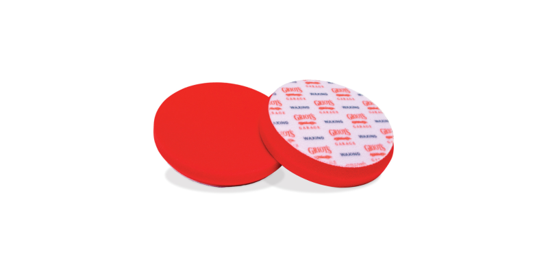 Griots Garage Red Foam Waxing Pad 6.5in - Set of 2 10624