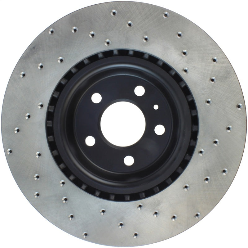 StopTech Sport Cryo Cross Drilled Brake Rotor; Rear Left