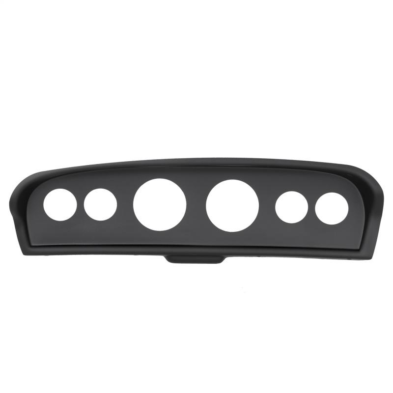 Autometer 61-66 Ford F100 Direct Fit (2 3-3/8in. & 4 2-1/16in.) Gauge Pod - Black Finish 2144 Main Image