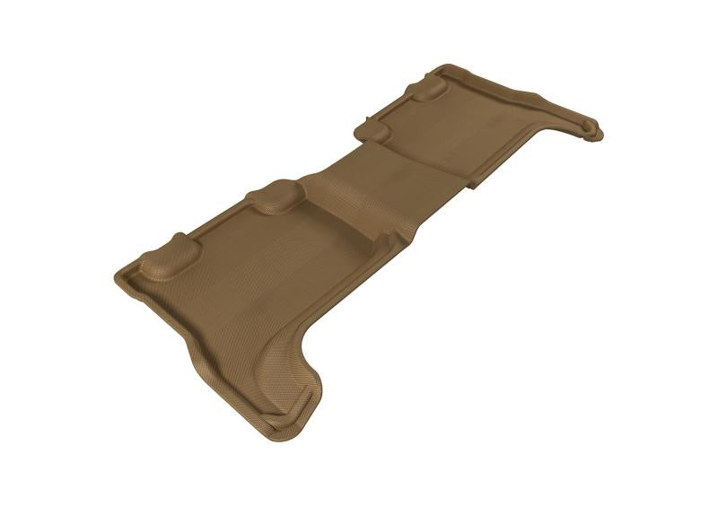 3D MAXpider 2004-2012 Chevrolet/GMC Colorado/Canyon Crew Cab Kagu 2nd Row Floormats - Tan L1CH02721502 Main Image