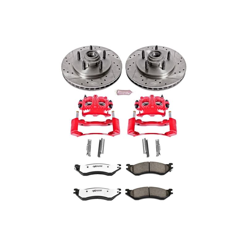 PowerStop PSB Z36 Truck & Tow Kit w/Cals Brakes, Rotors & Pads Brake Kits - Performance D&S main image