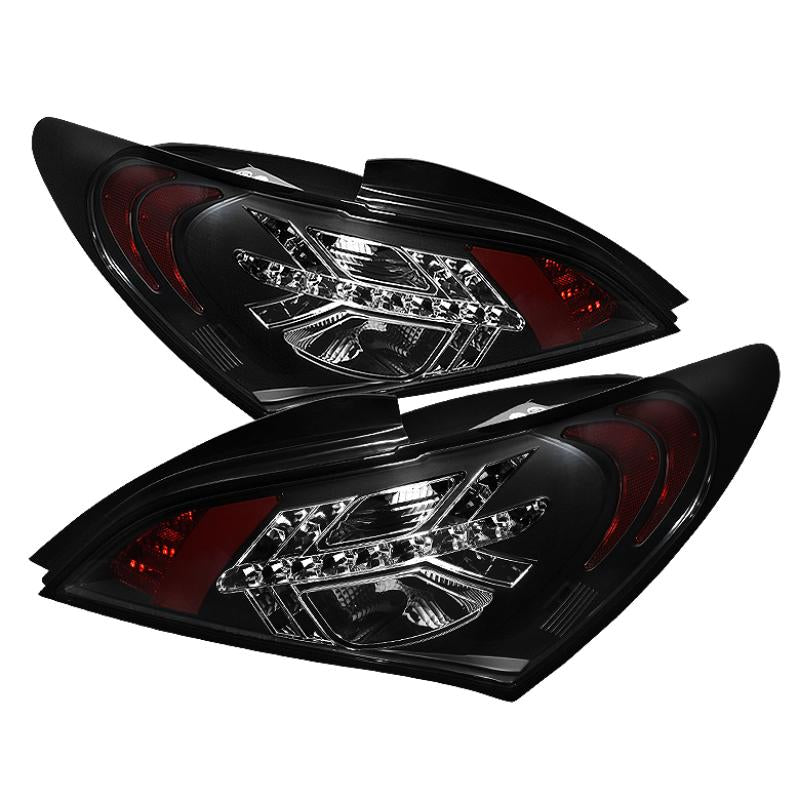 Spyder Hyundai Genesis 10-12 2Dr LED Tail Lights Black ALT-YD-HYGEN09-LED-BK 5034304 Main Image