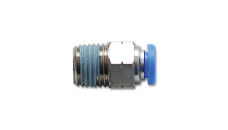 Vibrant Male Straight Pneumatic Vacuum Fitting 1/4in NPT Thread for use with 3