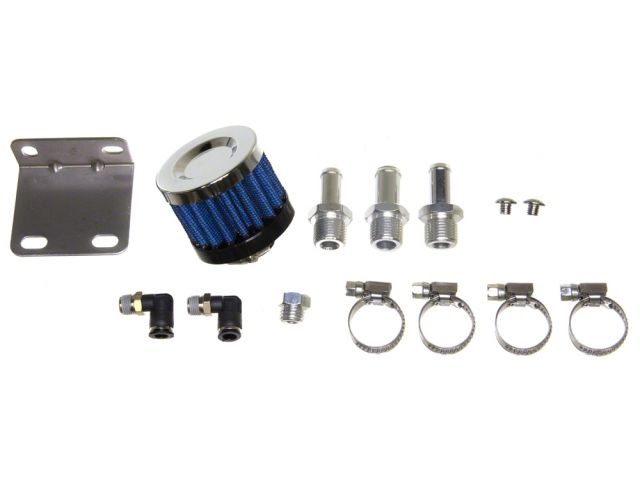 P2M Universal 480Cc Oil Catch Tank With Breather Filter V2, 9 & 15mm Out