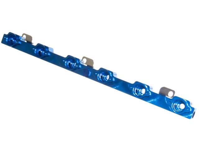 P2M Anodize Blue High Flow Fuel Rail - Billet Aluminum - Nissan RB25