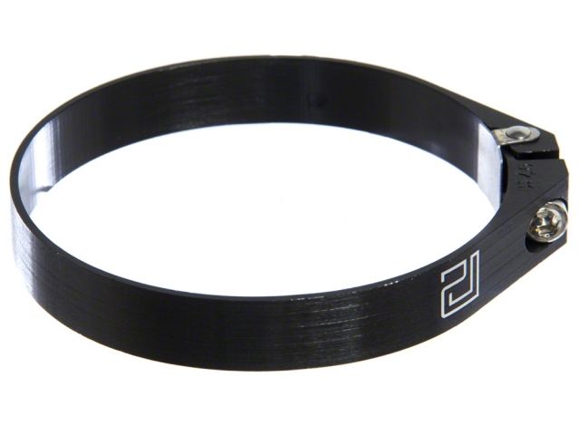 P2M 2.00" Hose ID Aluminum Hose Clamp (Black, 58-60mm Hose OD) 0MJ6B