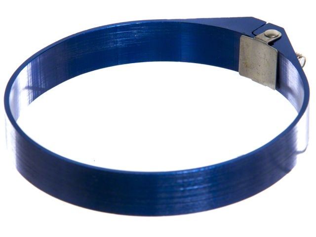 P2M 2.75" Hose ID Aluminum Hose Clamp (Blue, 77.8-79.8mm Hose OD) 0MJ6G