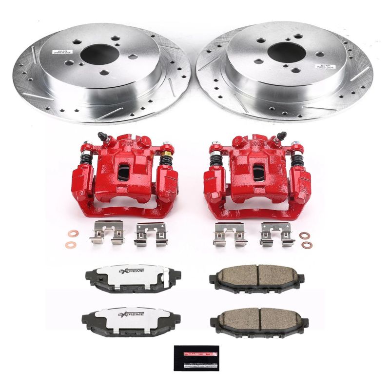 PowerStop PSB Z26 Street Kit w/Cals Brakes, Rotors & Pads Brake Kits - Performance D&S main image