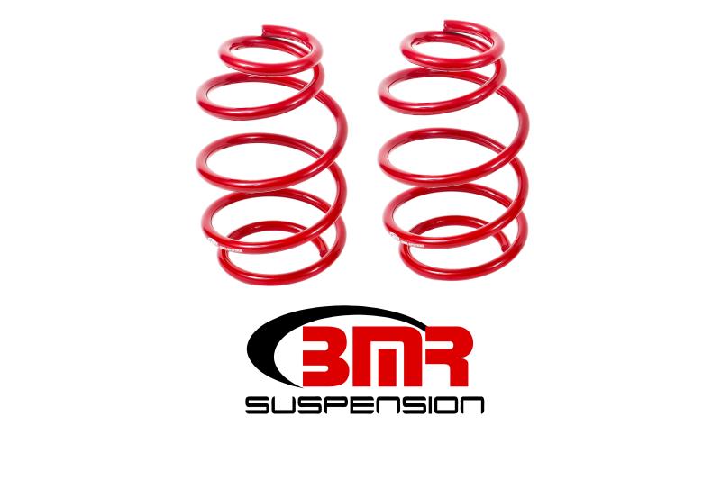 BMR 10-15 5th Gen Camaro V8 Front Lowering Springs - Red SP078R Main Image