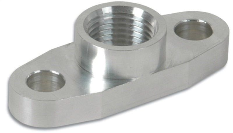 Vibrant Aluminum Oil Flange for GT32-GT55R (Tapped - 1/2" NPT)