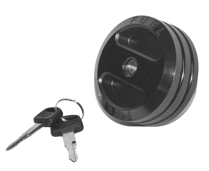 DV8 Offroad 2001-2018 Jeep TJ/JK Billet Gas Cap Black D-JP-190005-BLK Main Image