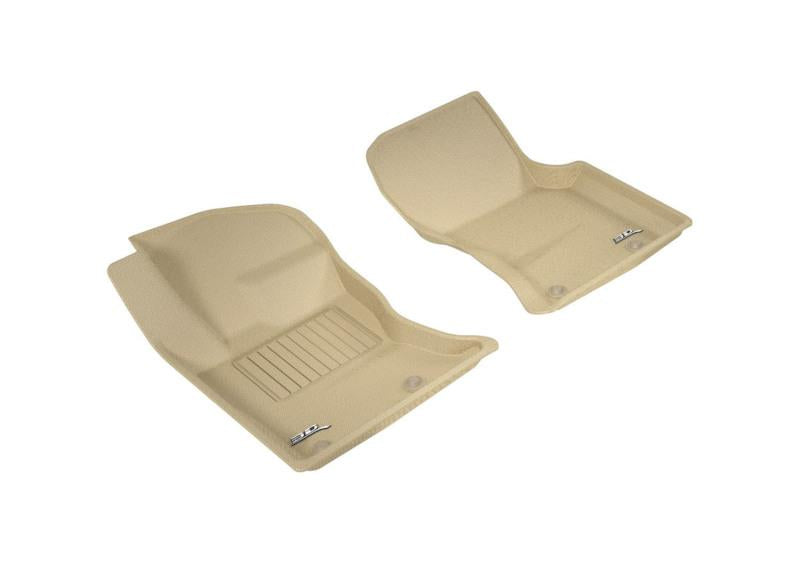 3D MAXpider 2017-2020 Jaguar/Land Rover F-Pace/Range Rover Velar Kagu 1st Row Floormat - Tan L1JG01211502 Main Image