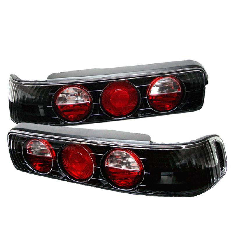 Spyder Acura Integra 90-93 2Dr Euro Style Tail Lights Black ALT-YD-AI90-BK 5000156 Main Image