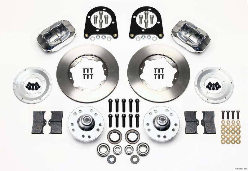 Wilwood Forged Dynalite Front Kit 11.00in Polished 37-48 Ford Psgr. Car Spindle 140-11013-P Main Image