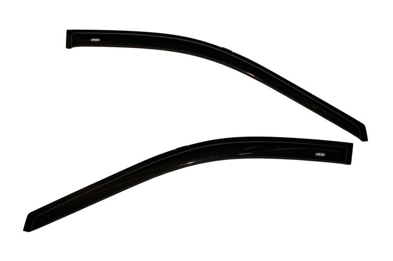 AVS 14-18 Chevy Silverado 1500 Standard Cab Ventvisor Outside Mount Window Deflectors 2pc - Smoke 92301 Main Image