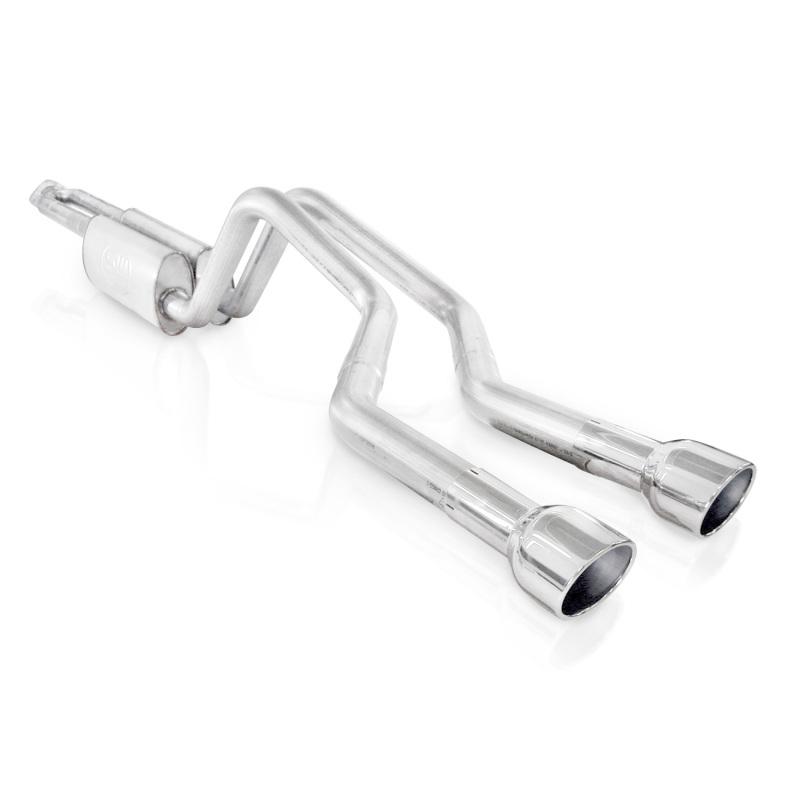 Stainless Works 2006-09 Trailblazer SS 6.0L 2-1/2in Chambered Exhaust Y-Pipe Center Bumper Exit TBTDCBCO Main Image