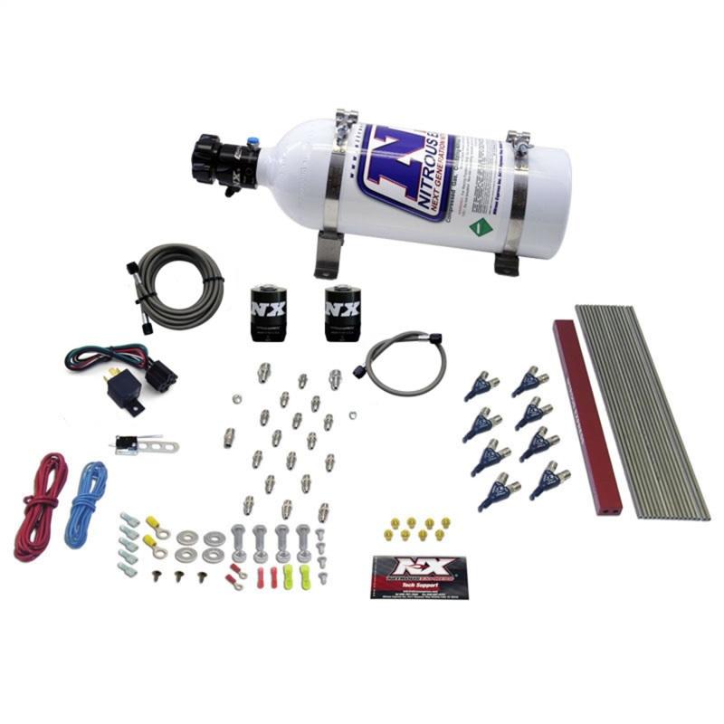 Nitrous Express GM LT1/LS1 Pro Piranha Nozzle Gas Nitrous Kit w/5lb Bottle 80010-05 Main Image