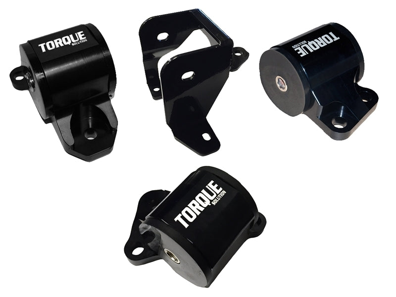 Torque Solution Billet Aluminum Mount Kit (2 Bolt): 96-00 Honda Civic EK B / D-Series TS-HA-EK2