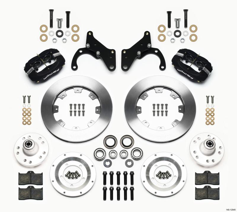 Wilwood Forged Dynalite Front Kit 12.19in 69-70 Impala Drum/Disc 69-82 Vette 140-12045 Main Image