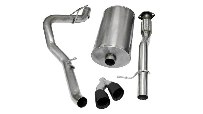 Corsa 09-13 Chevrolet Suburban 1500 5.3L V8 Black Sport Cat-Back Exhaust 14914BLK Main Image