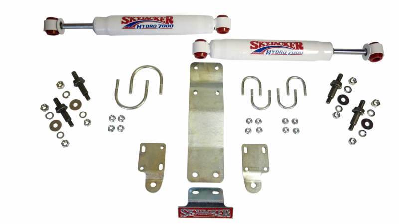 Skyjacker 2007-2017 Jeep Wrangler (JK) (Use w/ OEM Tie Rods) Dual Steering Damper Kit w/ Hydro 7000 7204 Main Image