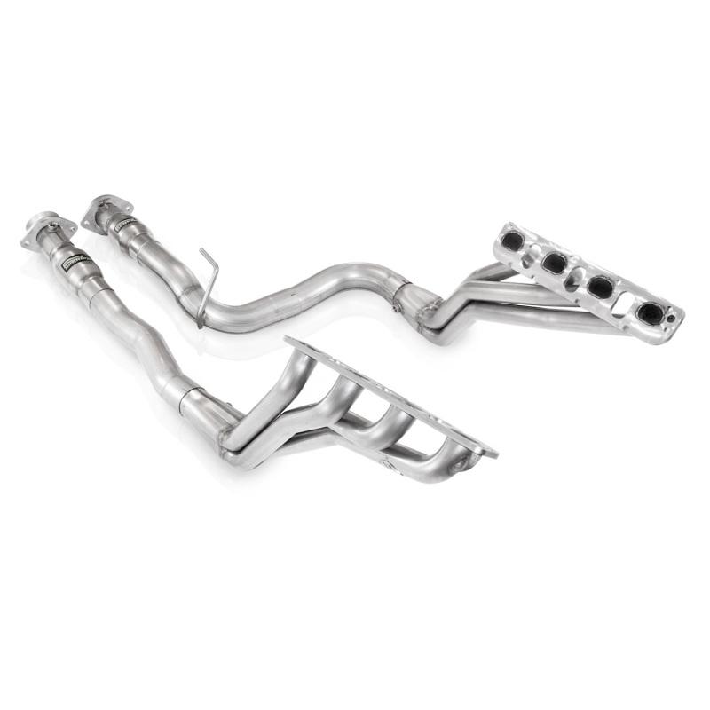 Stainless Works 2006-10 Jeep Grand Cherokee 6.1L Headers 1-7/8in Primaries 3in High-Flow Cats 60753372BT Main Image