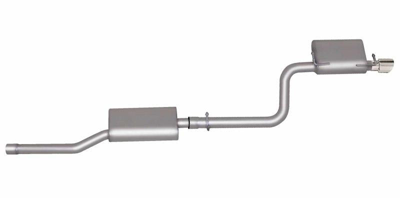 Gibson 07-10 Dodge Charger SE 2.7L 2.5in Axle-Back Single Exhaust - Stainless 617001 Main Image