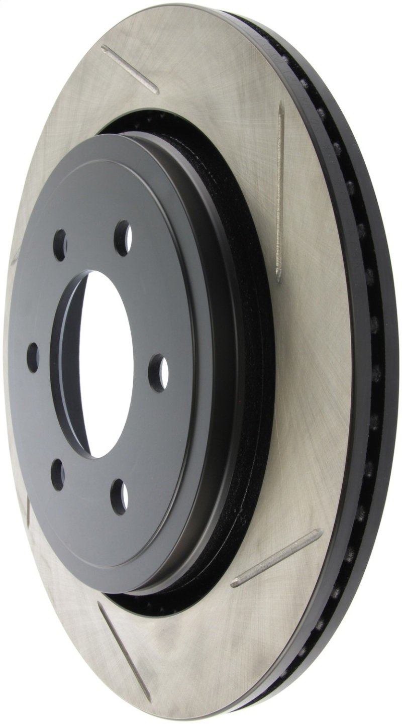 StopTech 15-17 Ford F-150 (w/Electric Parking Brake ONLY) Rear Left Sport Slotted Rotor 126.65149SL Main Image