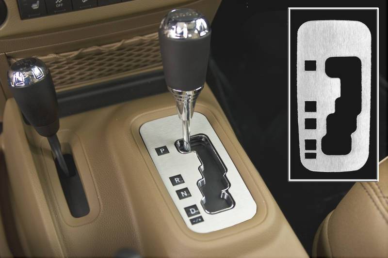 DV8 Offroad 2012-18 Jeep JK Shifter Plate Automatic D-JP-1812004-AL Main Image