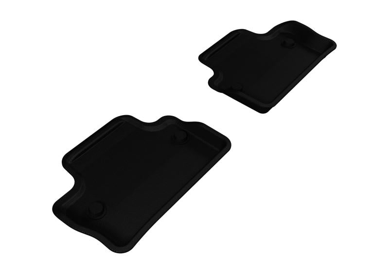 3D MAXpider 2011-2018 Volvo S60/V60 Kagu 2nd Row Floormats - Black L1VV01621509 Main Image