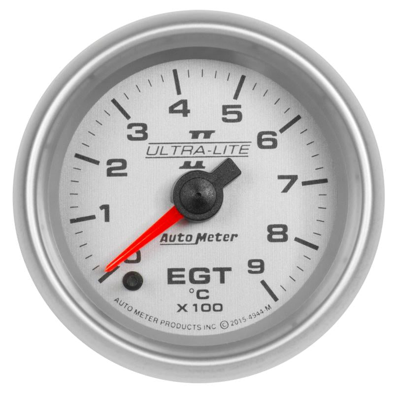 Autometer Ultra-Lite II Gauge Pyrometer (Egt) 2 1/16in 900c Digital Stepper Motor Ultra-Lite II 4944-M Main Image