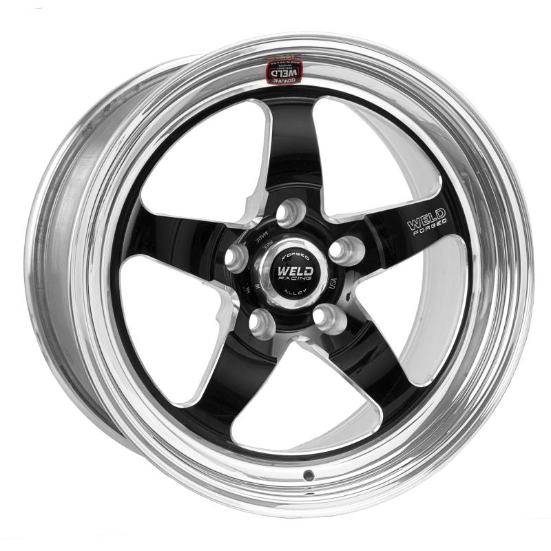 Weld S71 17x10.5 / 5x4.75 BP / 7.8in. BS Black Wheel (Medium Pad) - Non-Beadlock 71MB7105B78A Main Image