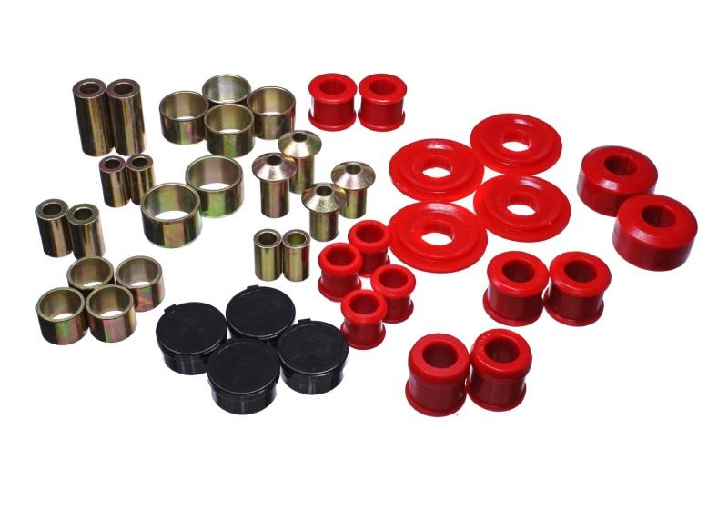 Energy Suspension 2015 Ford Mustang Rear Control Arm Bushing Set - Red 4.3166R Main Image