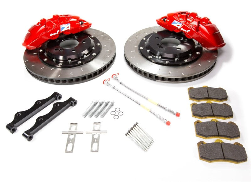 Alcon 2015+ BMW M3 F80 380x32mm Red 4 Piston Rear Brake Upgrade Kit BKR6959B07