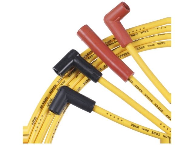 Accel Spark Plug Wires, Super Stock, RFI Suppression, 8mm
